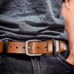 3 Pcs Professional Fashion Wear Waist Genuine Leather Belts for Men